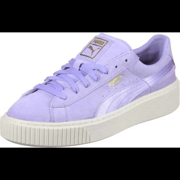 puma suede platform mono